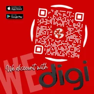 We discount with digi window sticker